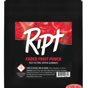 Ript Gummies Faded Fruit Punch