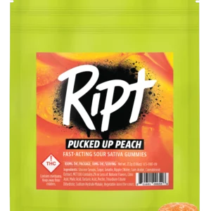 Ript Gummies Pucked Up Peach